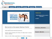 Tablet Screenshot of novopeso.com